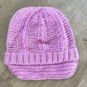 Goorin Bros Sand Castle Kids Knitted Beanie with Brim - Purple